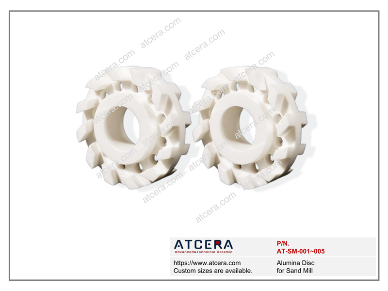 Drawing of Alumina Ceramic Disc for Sand Mill