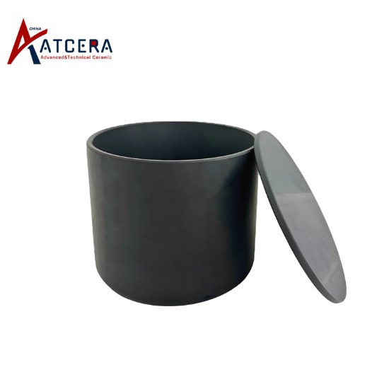High-temperature SiC crucible