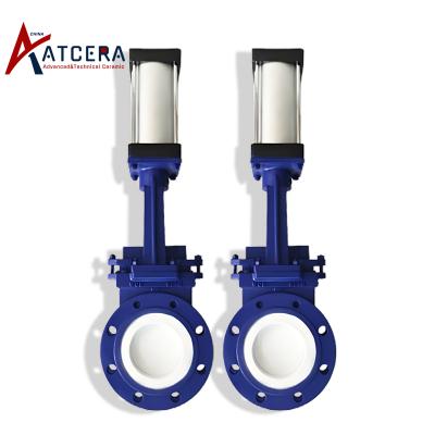 zirconia ceramic lined valve