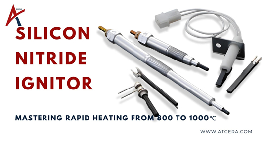 Ignitor do nitreto de silício Dominando aquecimento rápido de 800 a 1000 ℃